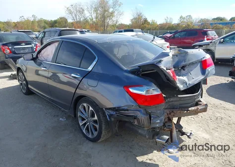 2013 Honda Accord Sdn Sport z USA, uszkodzony, nr VIN 1HGCR2E54DA220083